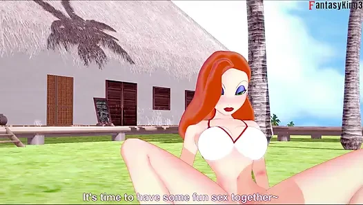 being fucked by Jessica Rabbit hot milf