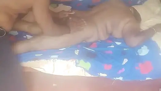 man in lady massaging performance