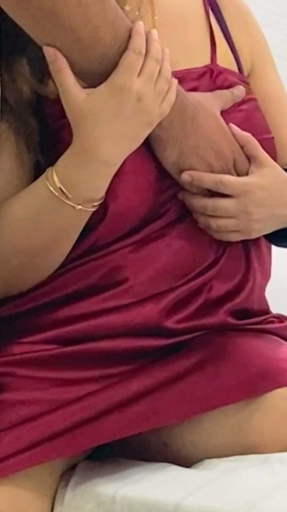 I Grabbed My Hot Stepsister Tits While She Was Getting Ready For Her Husband To Fuck Her | Clip 1