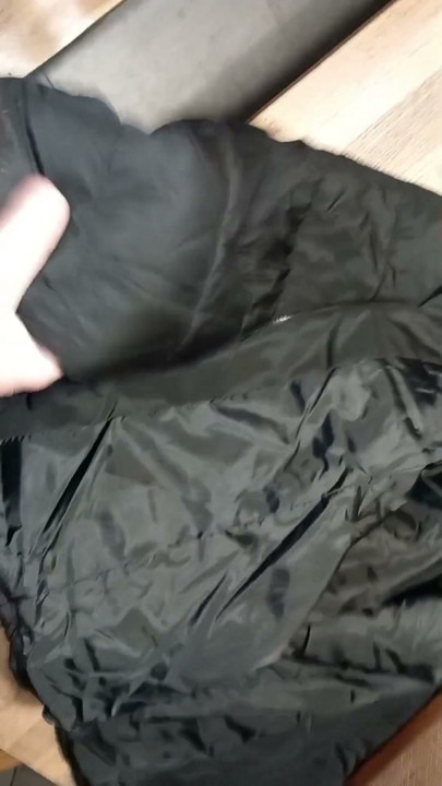 Fuck the lining of her puffer jacket | Clip 1