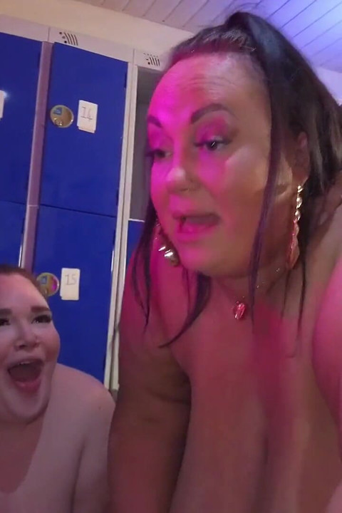 Two BBW's Get Fucked in the Changerooms Jj Jewel and Madam Gigi