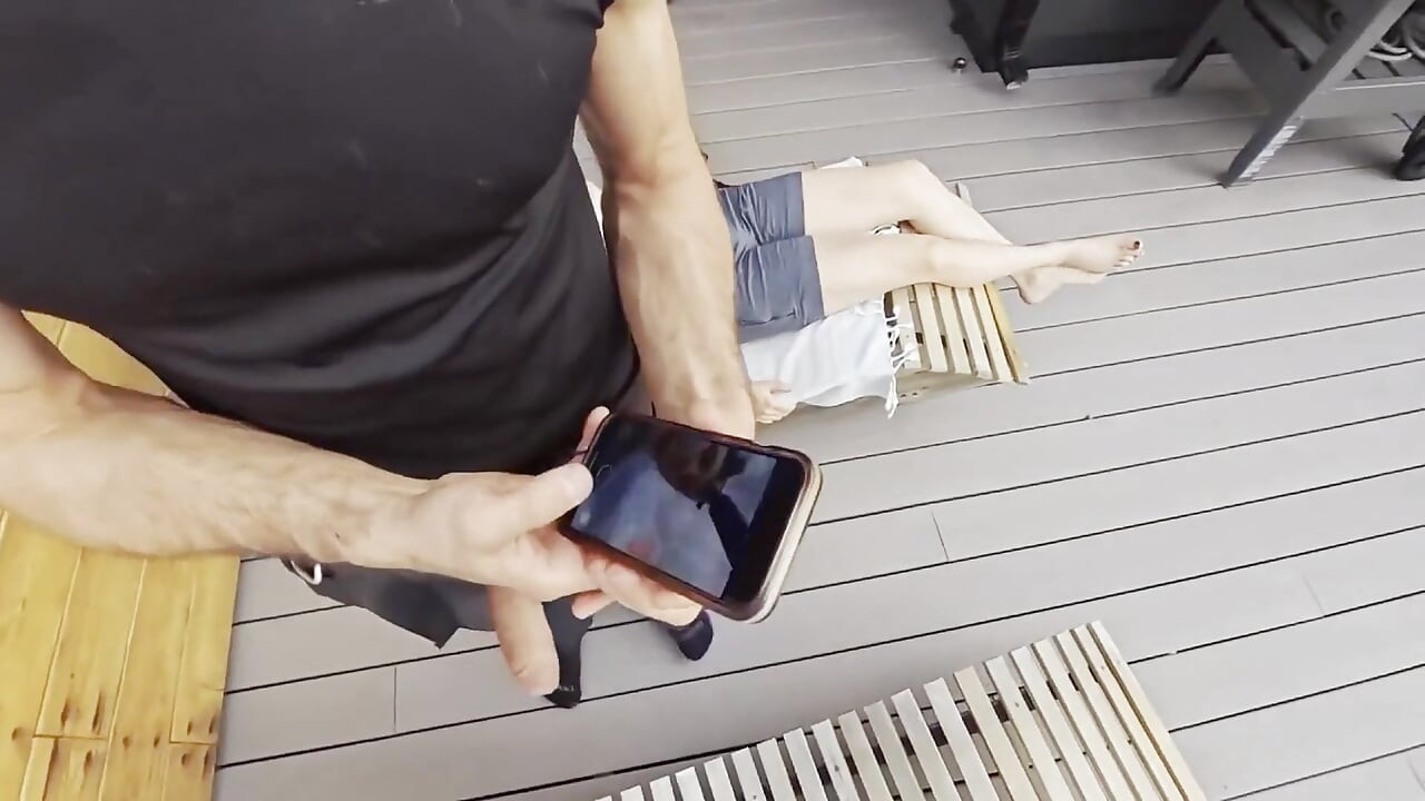 Dickflash Roof Adventure: Part 2 a Little Redhead Slut Gives Me Fast Cumshot on Her and While Her Boyfriend Waits