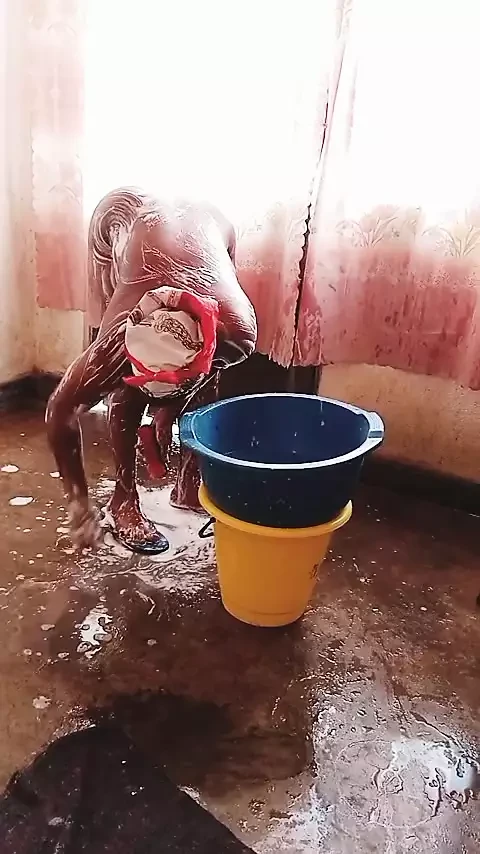 Bathing after getting fucked, please subscribe for more of me