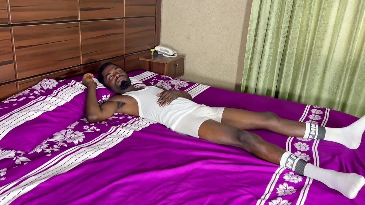 Two Black Handsome Dudes Fucking and Sucking Each Other