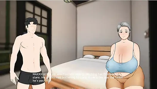 Dibajak 1: nenek seksi kencing dan menggoda cucu dan mandi dengan cucu