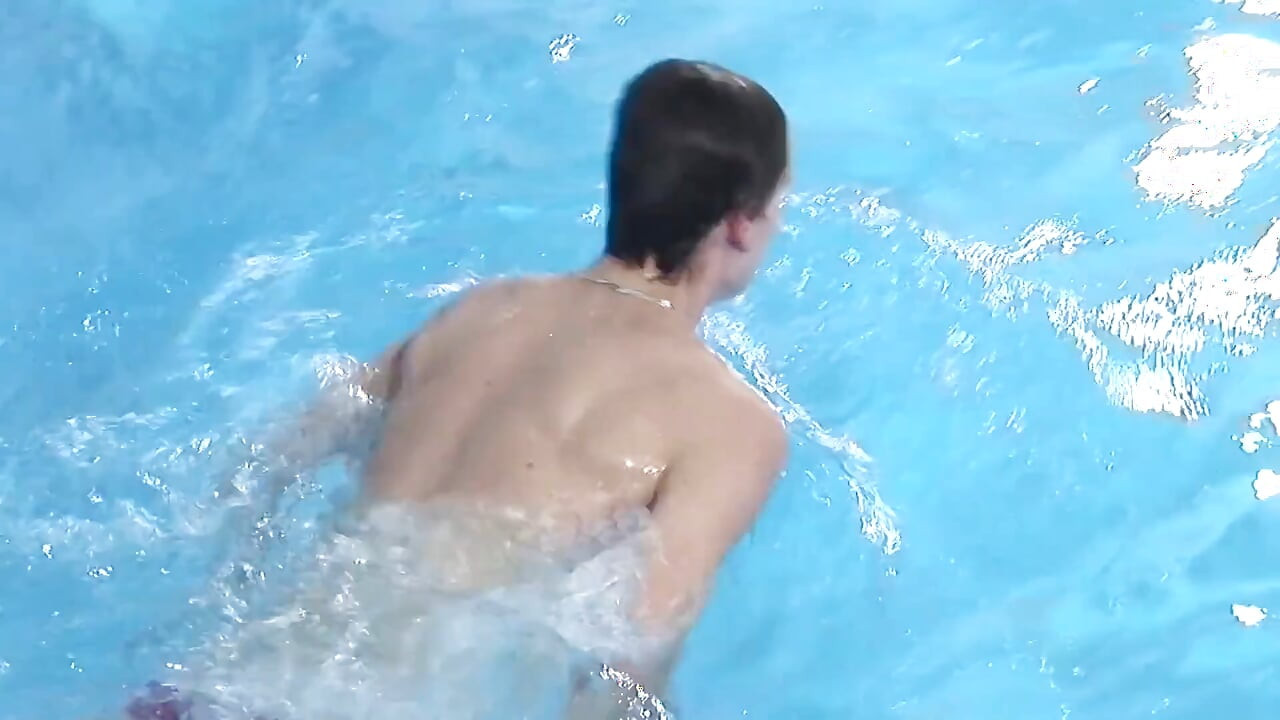 Two young handsome gays pleasure each other