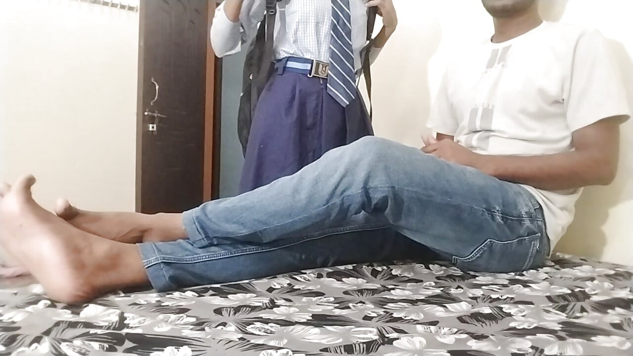My cute school girl step sister fucked my big cock, desi village girl sex video
