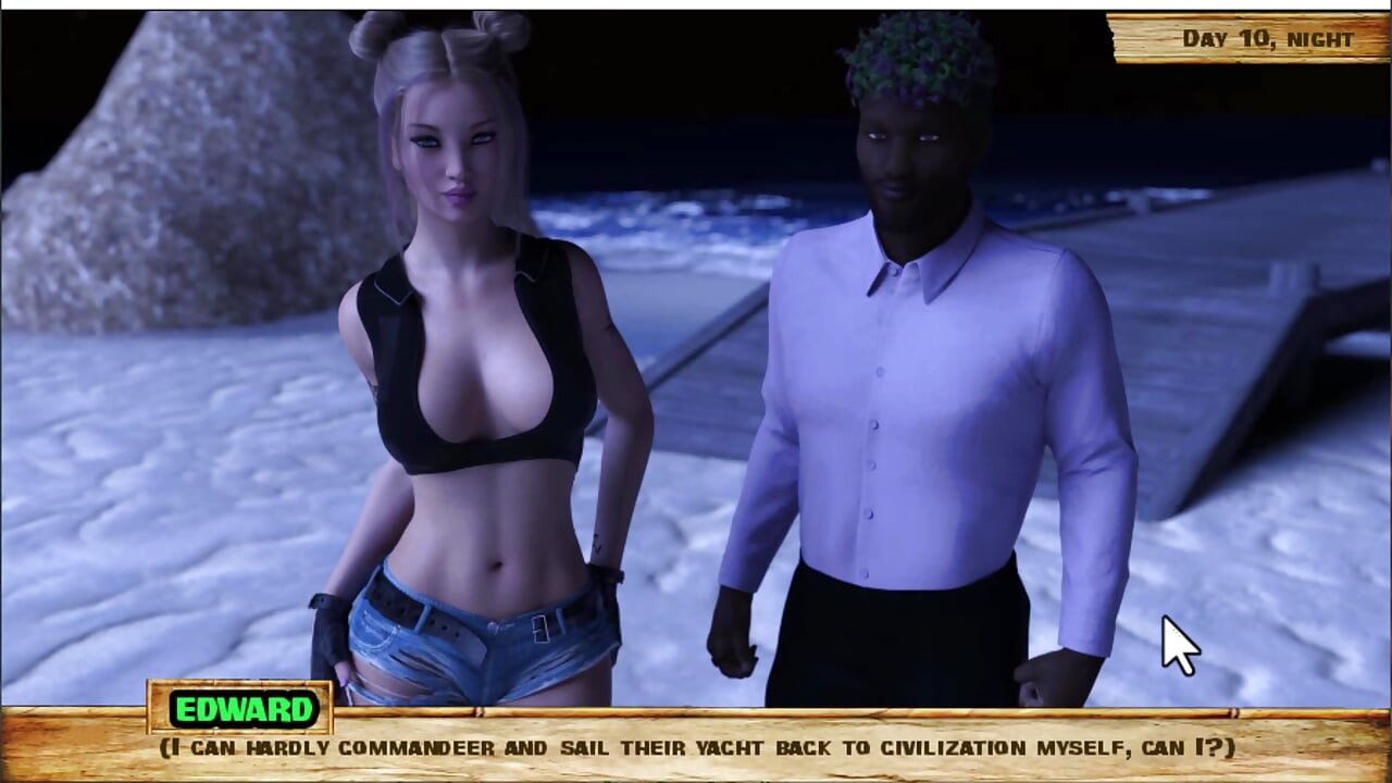 Lewd Island #10 ham ek doosre ka bahut maja lete hain taaki main chhorna nahin chaahta.