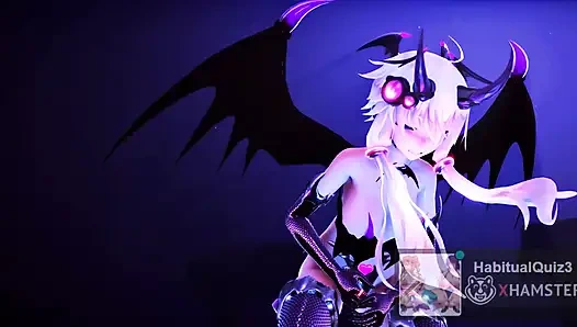 Yukari Succubus Roki Halloween mmd r18 menari hentai 3d milf ahegao bdsm