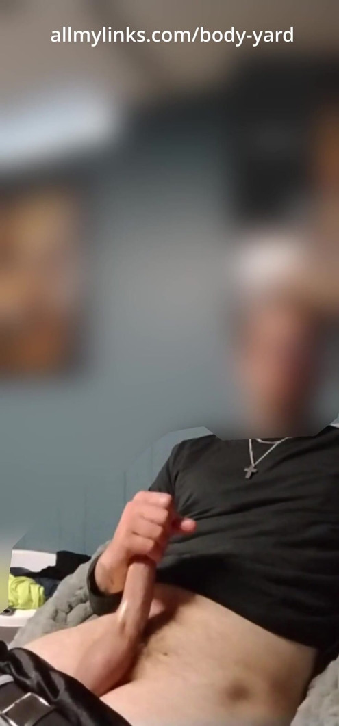 Horny Straight Friend Strokes His Big Cock on Video Call For Me | Clip 1
