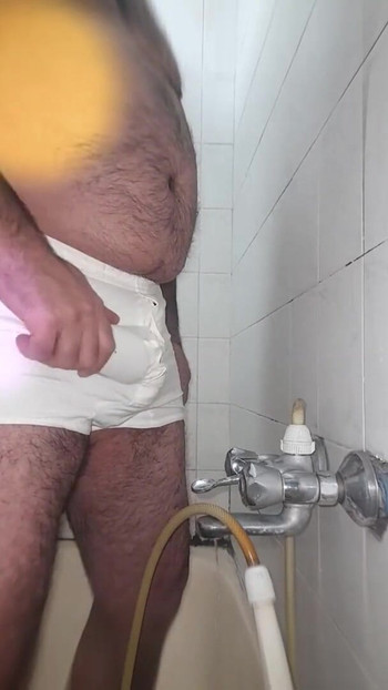 Spectacular moment from "I take my panties in the bathroom fantastic sex show"