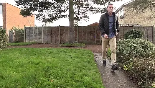 Lucky guy fucks horny brunette and cums on her tits