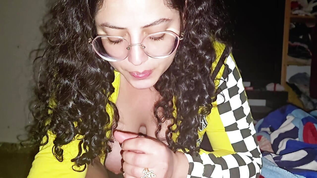It's cold and BabyLuna939 comes to warm you up by sucking Eddie Queens' dick in this new POV where every last drop of cum 2