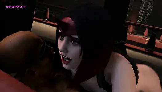 Skarlet MILf wird mit monster-zack gefickt