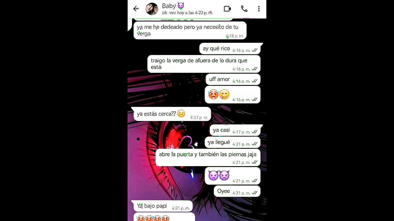 Heet Whatsapp-gesprek met mijn vriendin eindigt in een happy end - Nati Sweet - Natasha Caseros