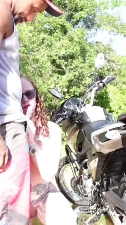 Blonde Girl Gets Her Ass Fucked Twice By A Guy Who Helped Her Wash Her Motorcycle In The Creek | Clip 3