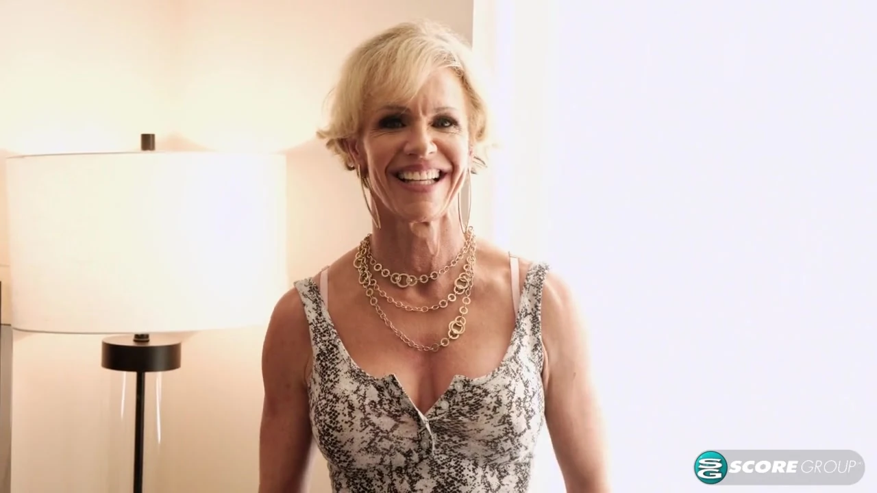 Big-titted wife and mom fucks a big, young cock & gets a