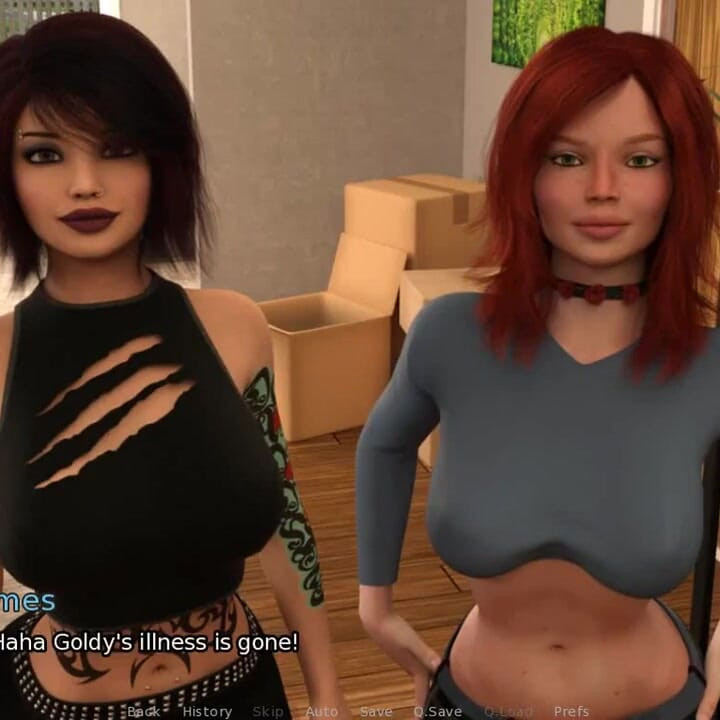 Thirsty for my guests: silly girls with huge tits ep 27