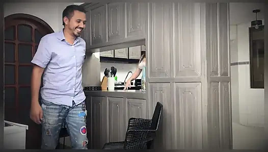 En İyi Arkadaşımın Kocasıyla Mutfakta Seks Yapıyorum Melany Latina