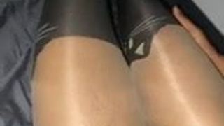 Panty travestiet plaagt