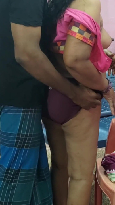 Amateur Desi Stepmom's Hardcore Chair Session with Her Thirsty Stepson - Rough Doggystyle & Creampie
