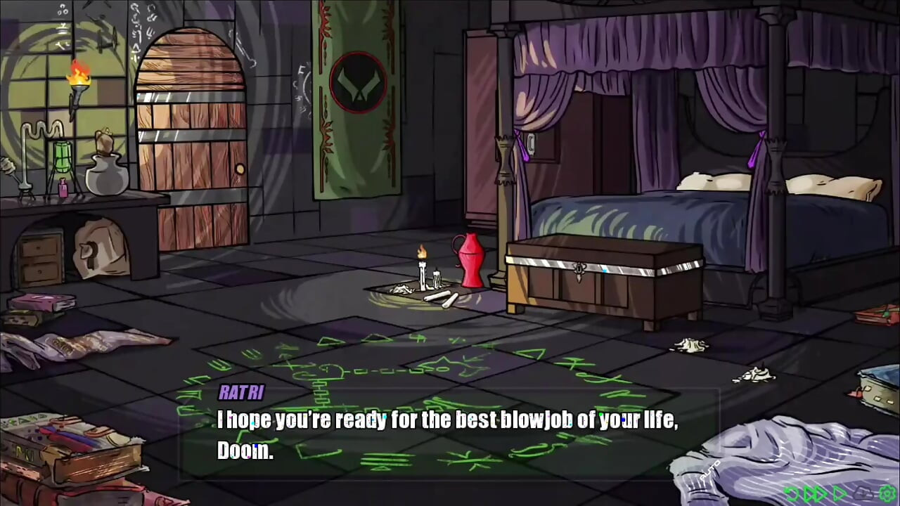Ratri gives Doom the best blowjob of his life - doomination gameplay
