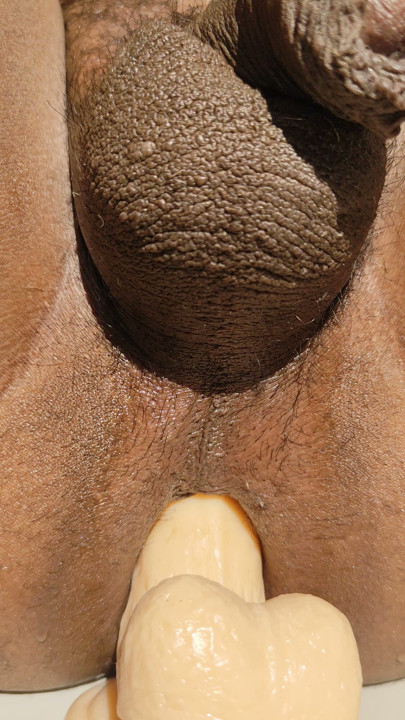 Anal toy in the ass