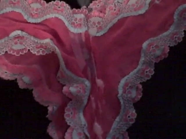 Blowing a load on Jade's panties