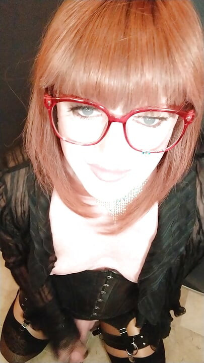 Naughty Latex Crossdresser