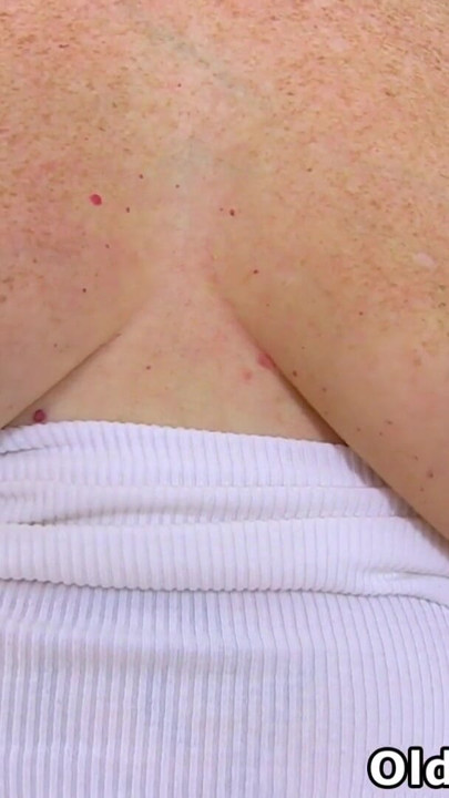 English gilf Sensual Caroline stimulates her shaven cunny till she is soaked and ready to cum | Clip 1