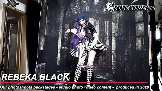 Pemotretan rebeka black 386-backstage - dewasa