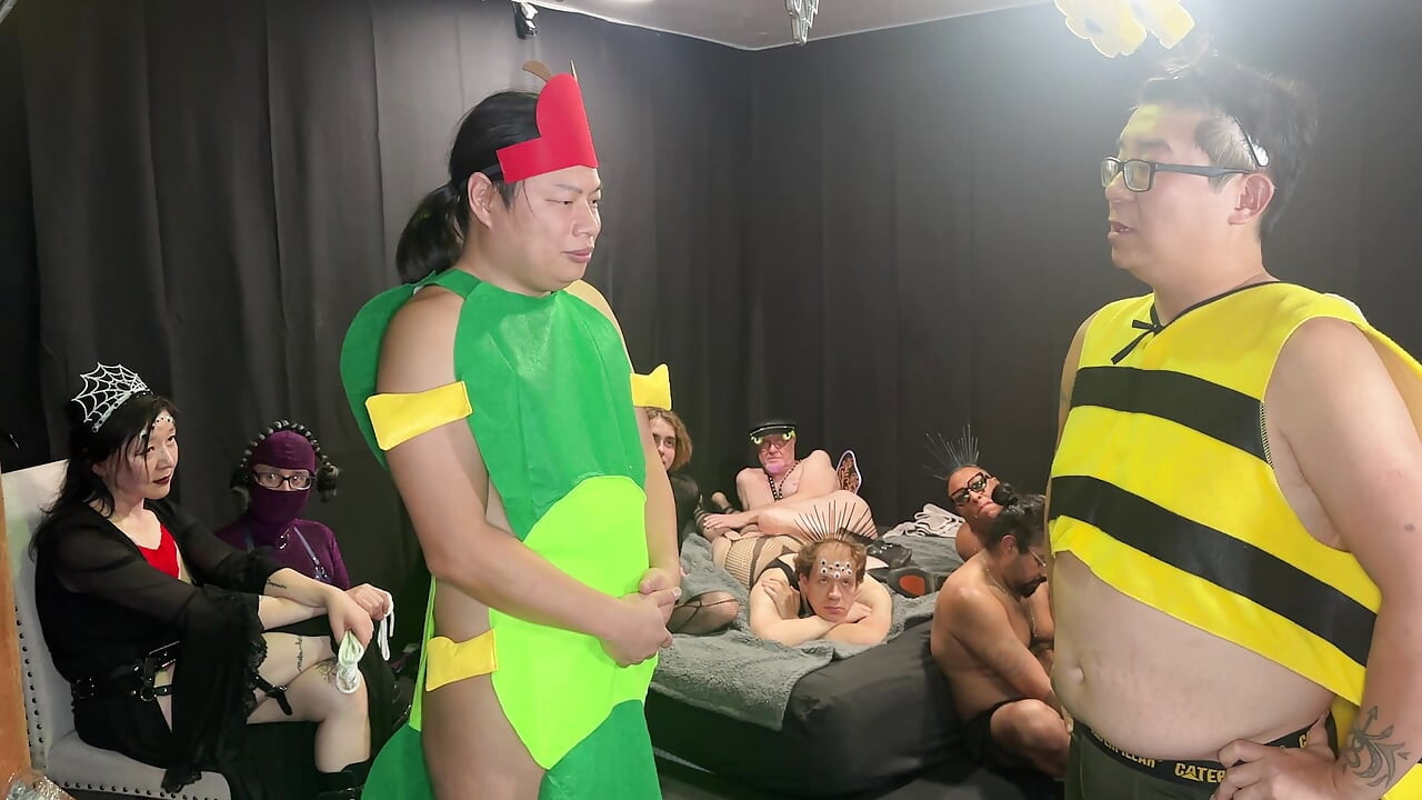 Caught in Desire's Web - Kinky Rope Orgy - Cliff Media Productions