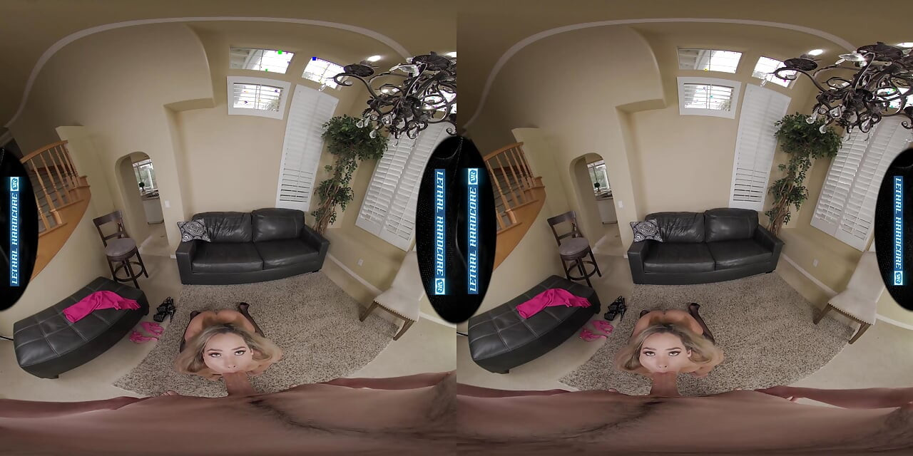 LETHAL HARDCORE VR - Flexible MILF Strips For You Before Spreading Wide For Your Dick
