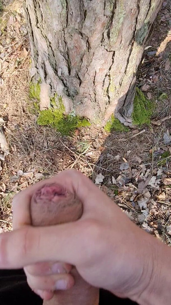 Cigarette Filters and cum blasting out of cock
