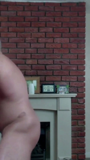 Captivating moment from "Muscle bear daddy hard fucks gay bodybuilder jock bareback"