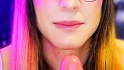 MILF Trans Girl Give the Best Blowjob