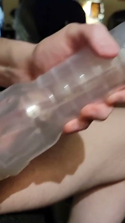 Fucking it like its your mom Stroking with my clear fleshlight | Clip 3