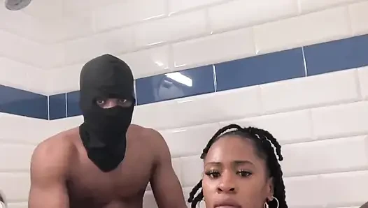 Big titty big booty Sex Goddess gets fuck hard in shower!