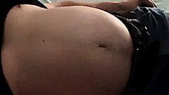 Mpreg belly full inflated and hard