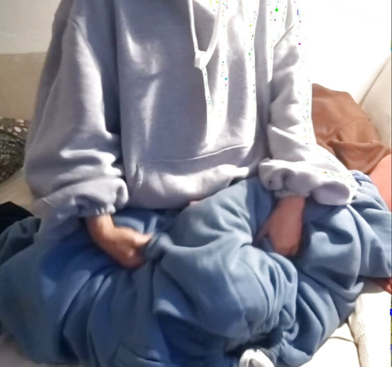 Swimming in my baggy sweatsuit