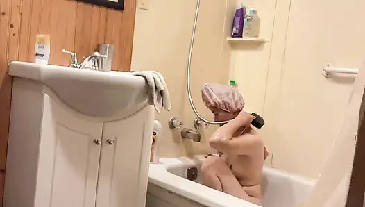 so heiß heute, dann dusche