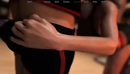 Ateşli olgun ev sahibası kiracıyla baharatlı yoga yapıyor - şişkin azdırma ve esnek pozlar