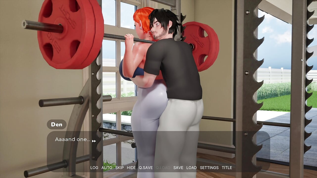 MansionDays - Jouer avec les fesses de Gwen Tennyson lors des entraînements