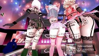 Mmd r18 hypnose compleet youmu sanae de ghostdance kai remake hele lichaam graffiti 3d hentai