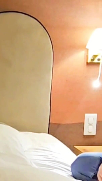 Jaw-dropping moment from "I get fucked by a stranger in the hotel in front of my cuckold and make him lick the cum at the end"