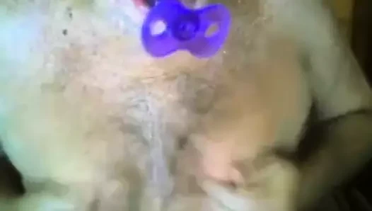 Dede kameraya boşalıyor