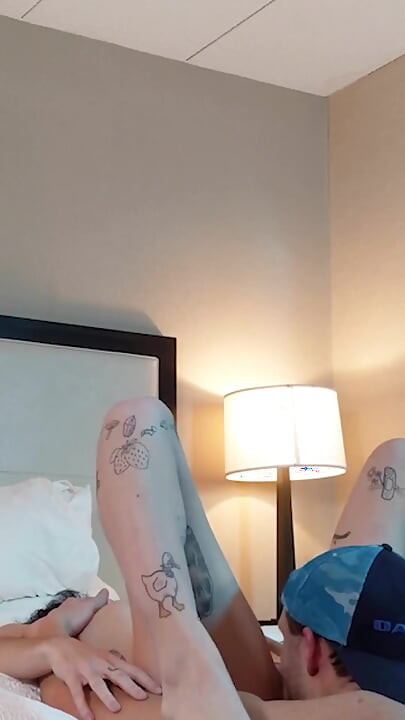 Eating Petite Tatted Teen's Pussy - Compilation 5