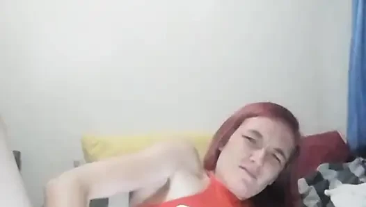 Horny Slut Ami Fucks Her Pussy Late at Night