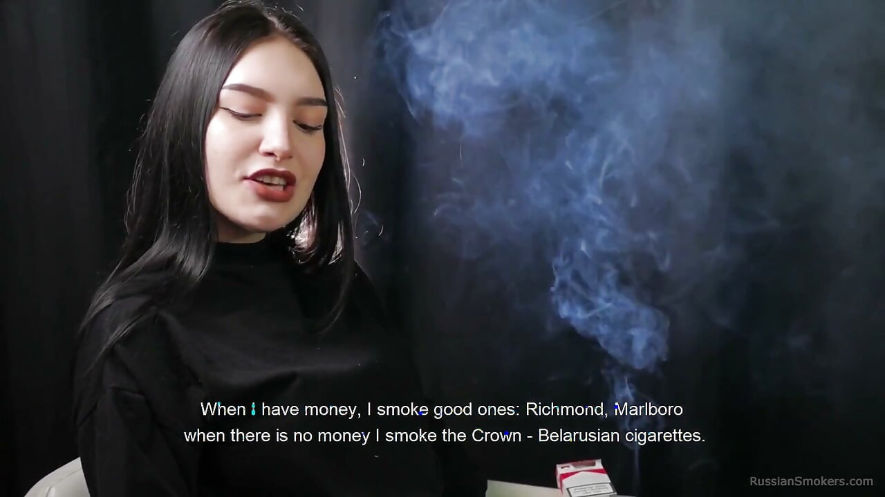 Young Brunette Smoker Interview - Calm Voice, Deep Inhales, Honest Addiction Talk