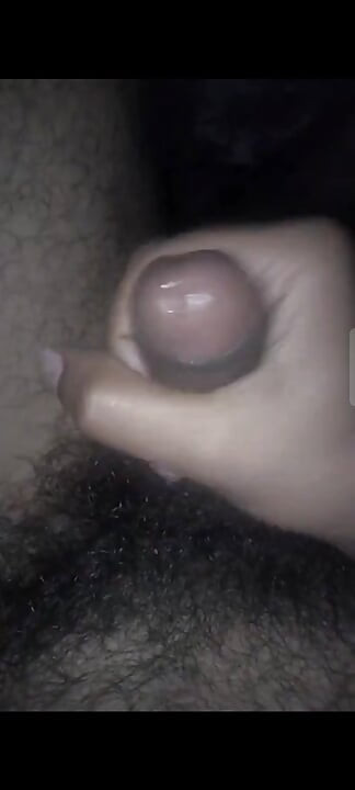 Big dick hardcore jerking precum drip